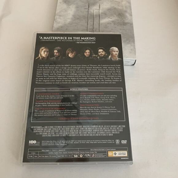 Game of Thrones: Season 3 (DVD, 2016, 5-Disc Set) - Picture 4 of 8
